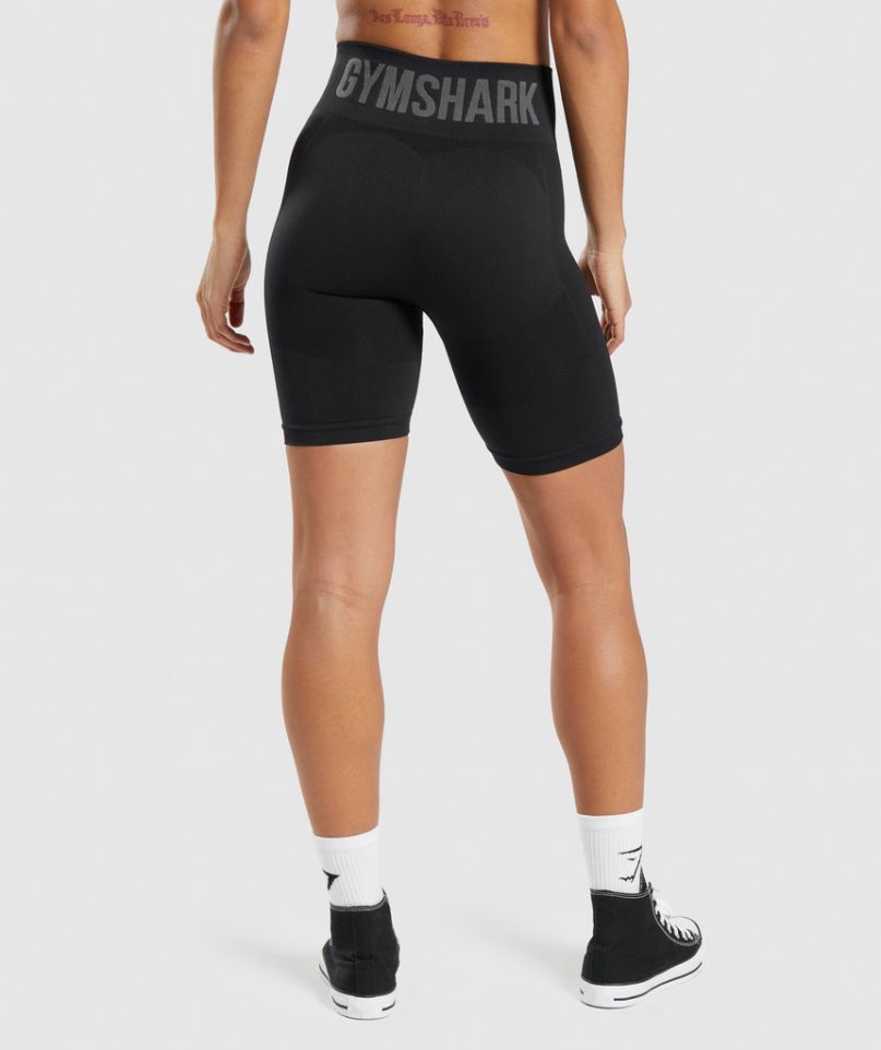 Women's Gymshark Flex Cycling Shorts Black | NZ 0ECTUJ